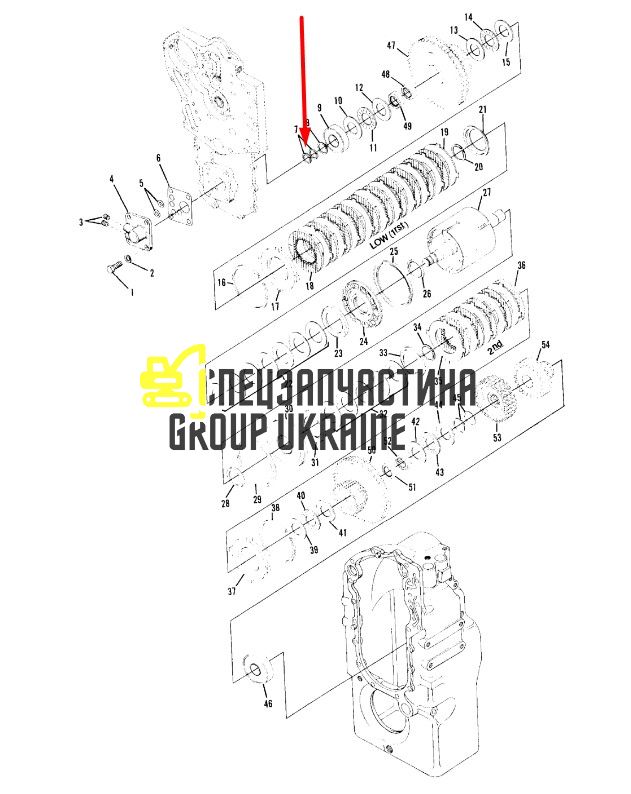 8I4498 Ущільнення із замком у КПП Caterpillar TH83