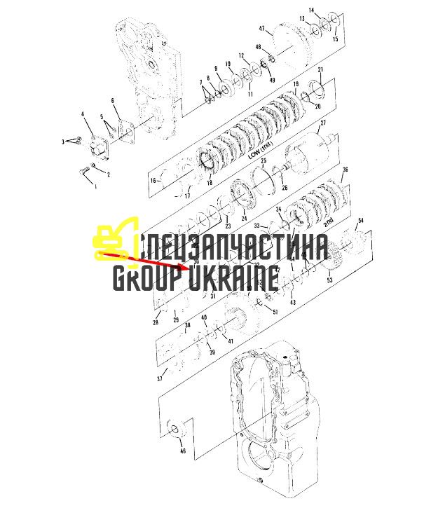 8I4547 Поршень муфты КПП Caterpillar TH83