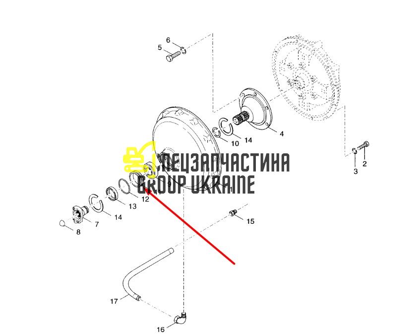 8I4559 Втулка КПП Caterpillar TH83