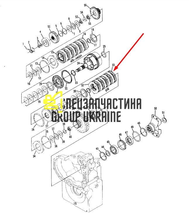 8I-4483 Диск фрикционный КПП Caterpillar TH83