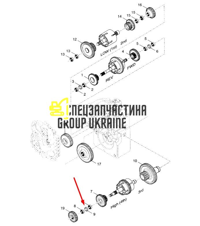 8I-4493 Подшипникник Caterpillar TH83