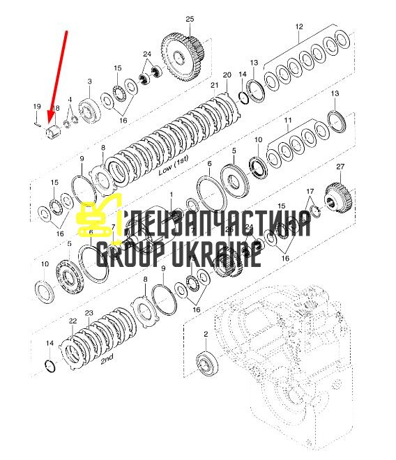 8I-4544 Втулка Caterpillar TH83