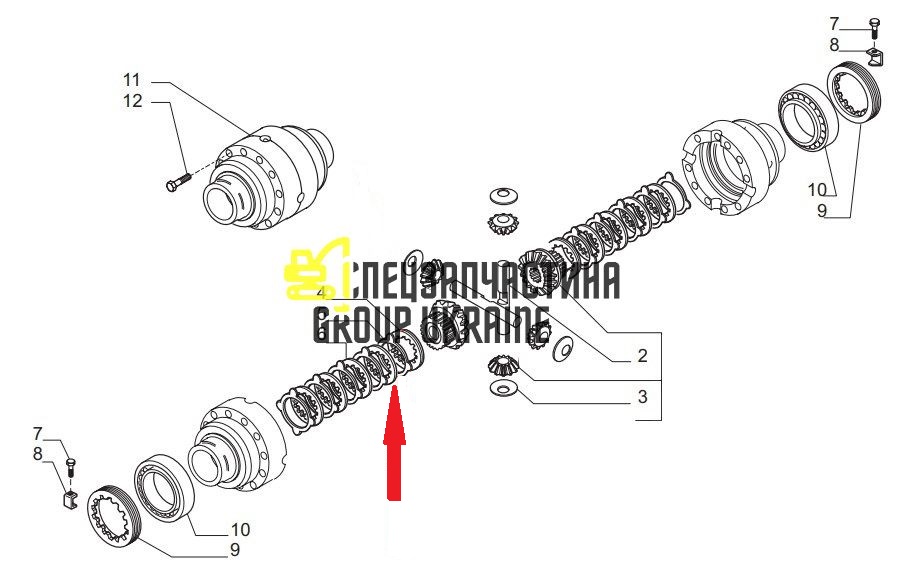 110644 (83930409, 2097906, 321530.0, RE45938, CA0110644) Диск фрикционный Carraro