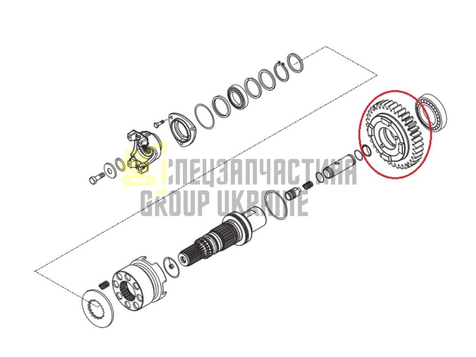Купить Carraro 145284 (139799, 6194422M1, 11716792) Шестерня