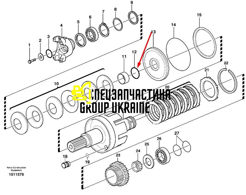Кольцо уплотнительное 028548 Carraro