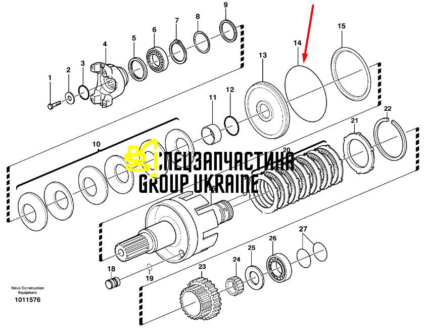 Кольцо уплотнительное 11712993 Volvo