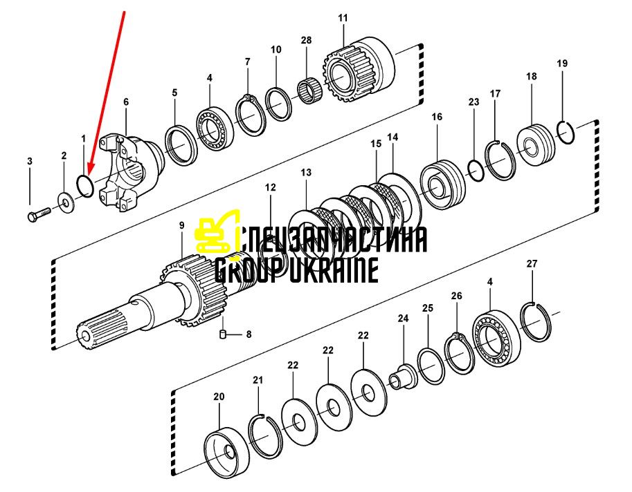 58645A1 кольцо уплотнительное New Holland