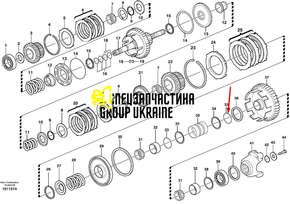 Кольцо уплотнительное 11712980 Volvo