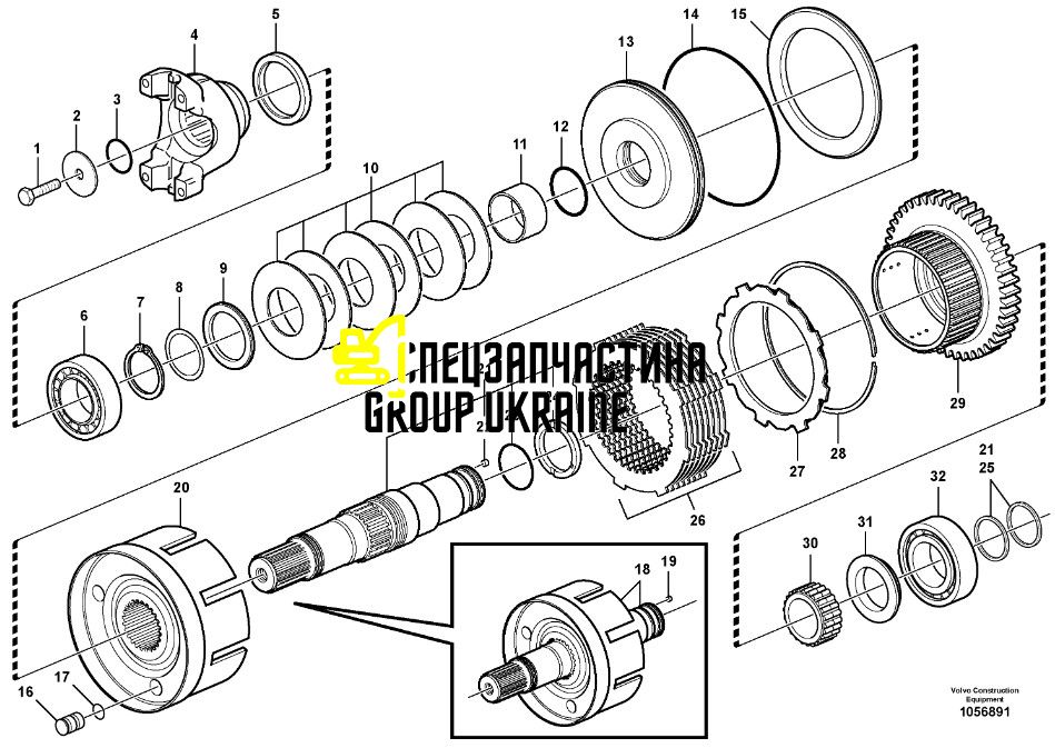 Кольцо уплотнительное 028523 Carraro