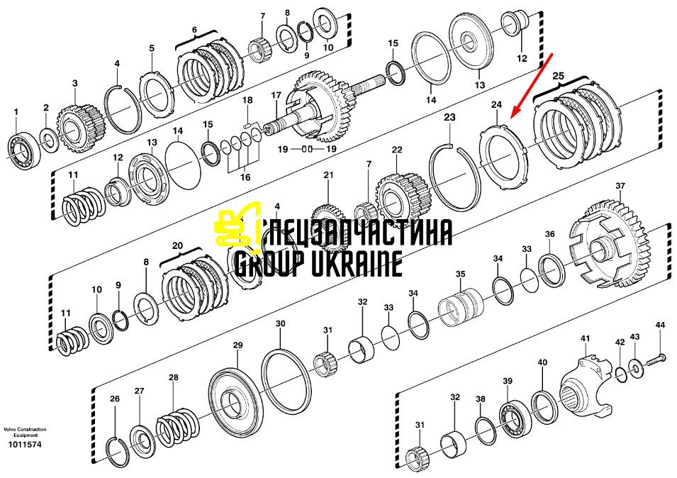 149302 тормозные диски в КПП CARRARO TLB1