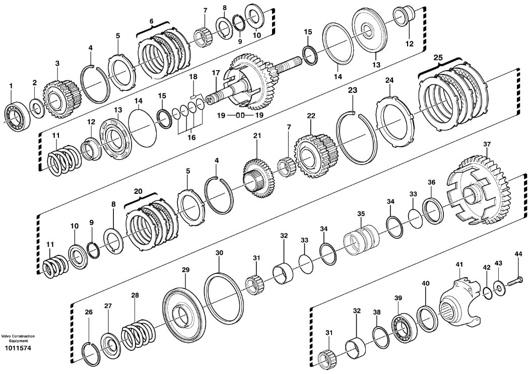 Комплект тормозных дисков 87705479 New Holland, Case