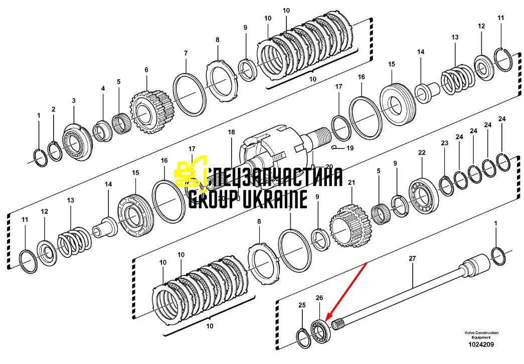 Подшипник 11709099 VOLVO