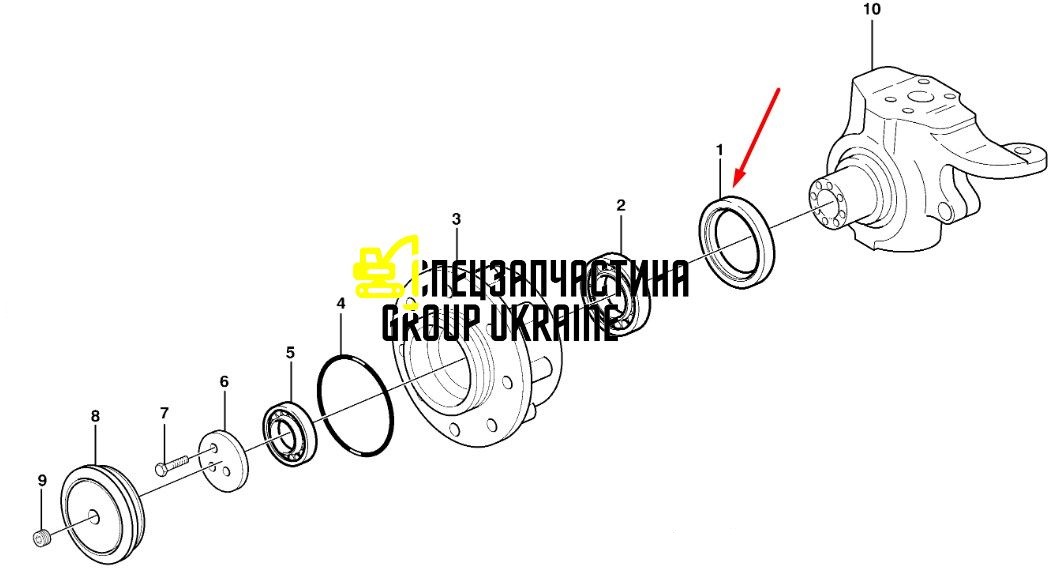 Сальник Carraro 047703
