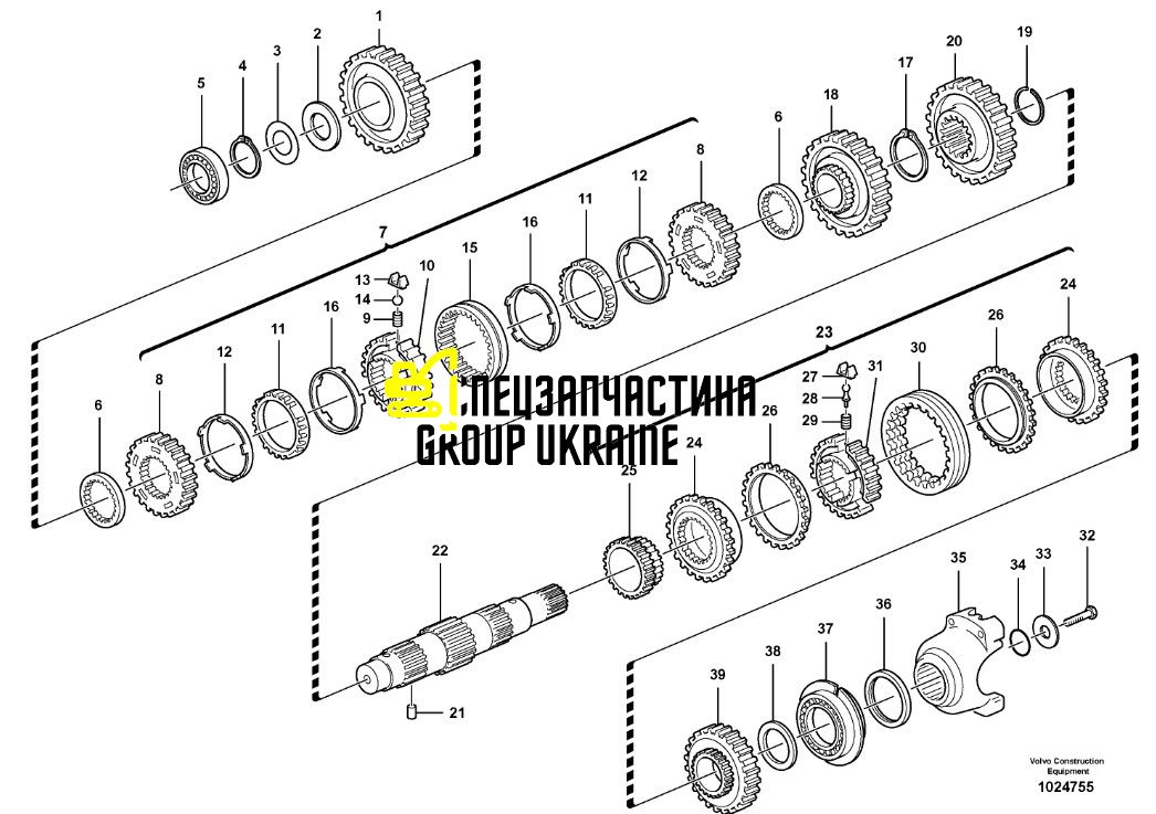 Сальник фланца КПП Carraro 025485