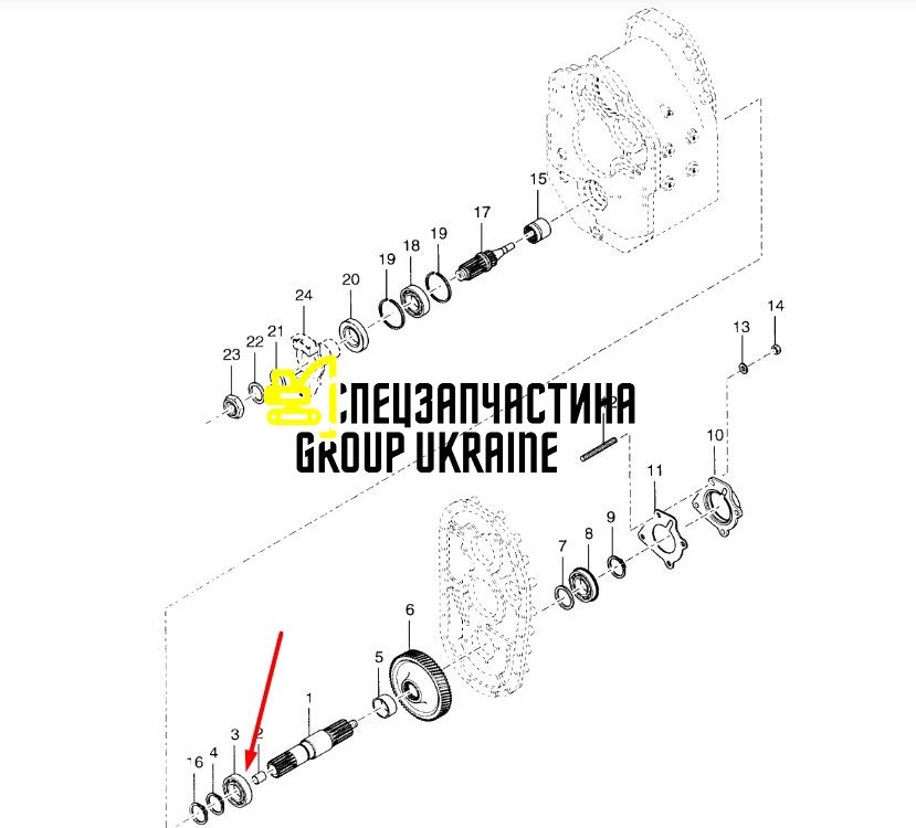 Подшипник Dana Spicer 225605