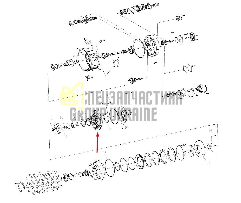 230038 Ротор Dana Spicer C8000, CL8000