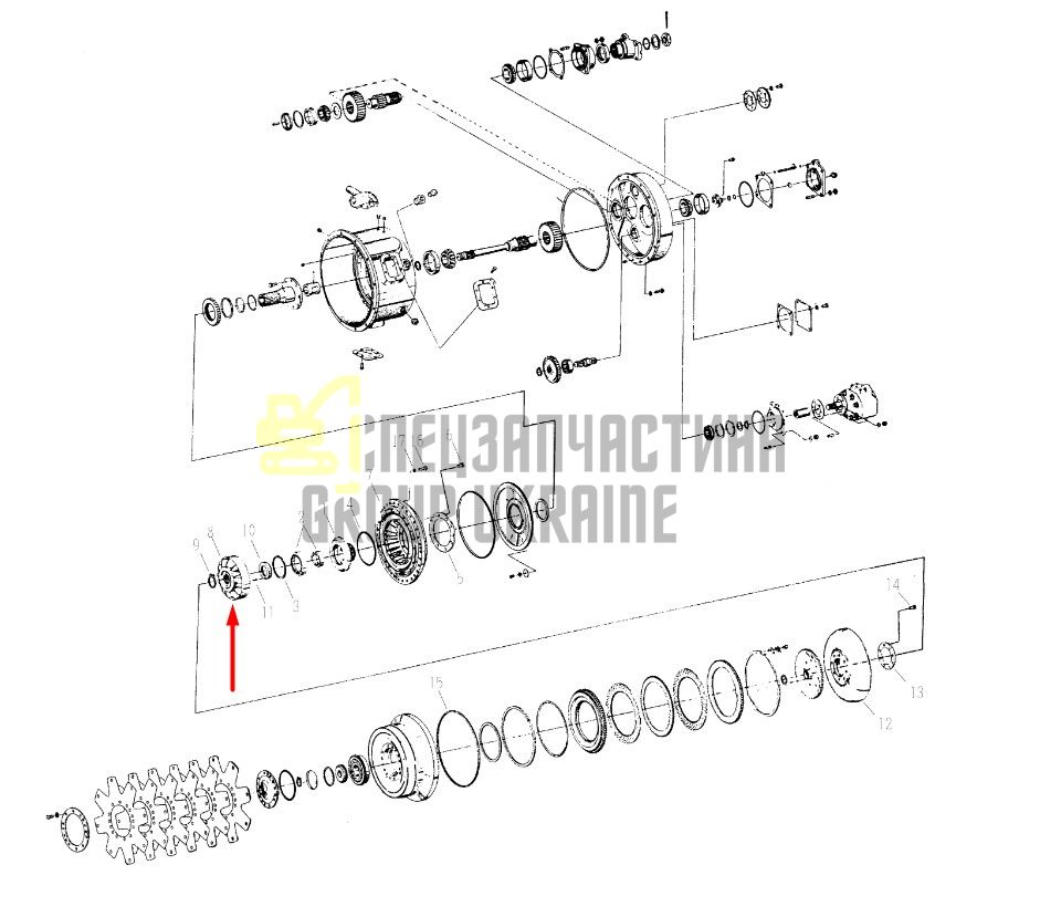 239774 Реактор гидротрансформатора Dana Spicer C2000, 18000