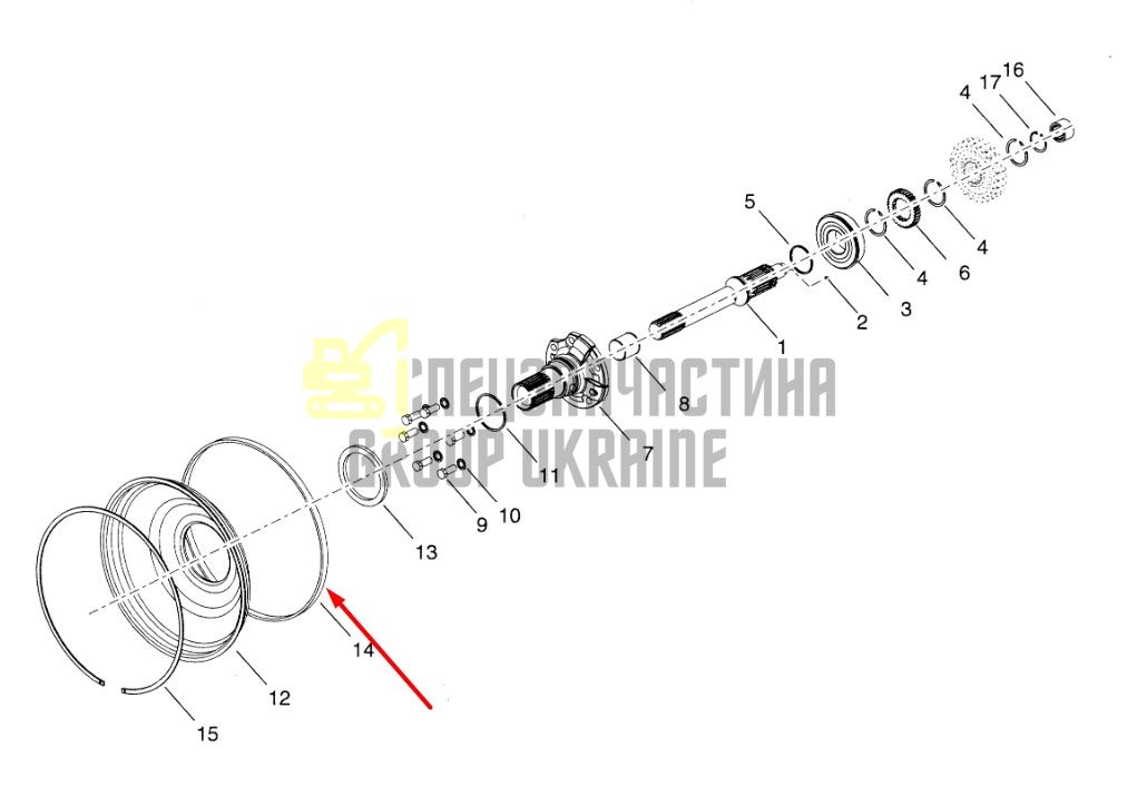 231458 Уплотнение DANA Spicer 2800