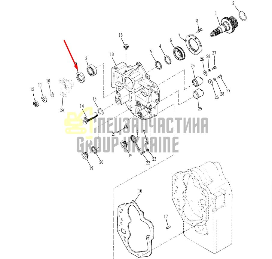 Сальник маслосъемный 231798/200052L/7920 Dana Spicer для трансмиссии 24000