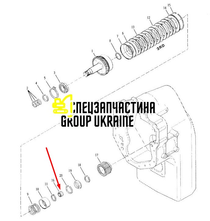 Роликовый подшипник 233065 Dana