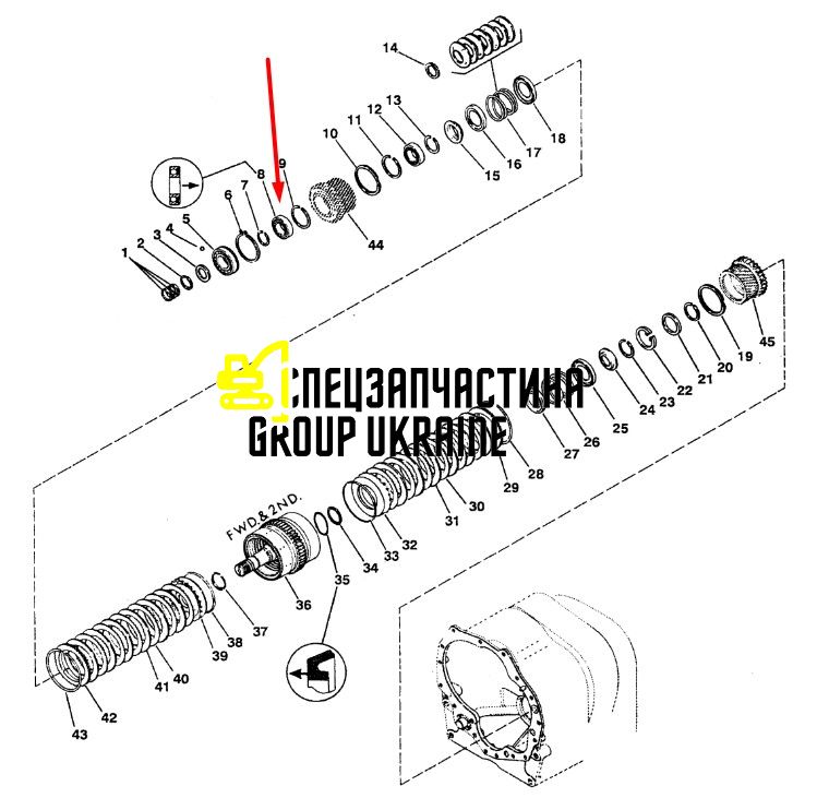 Подшипник 233389 Dana Spicer