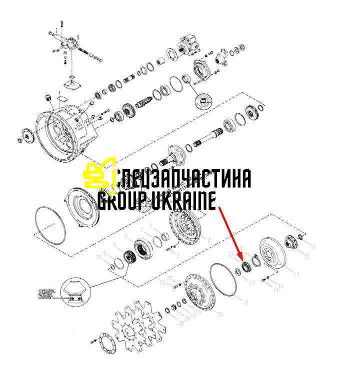 Подшипник 234215 Dana Spicer