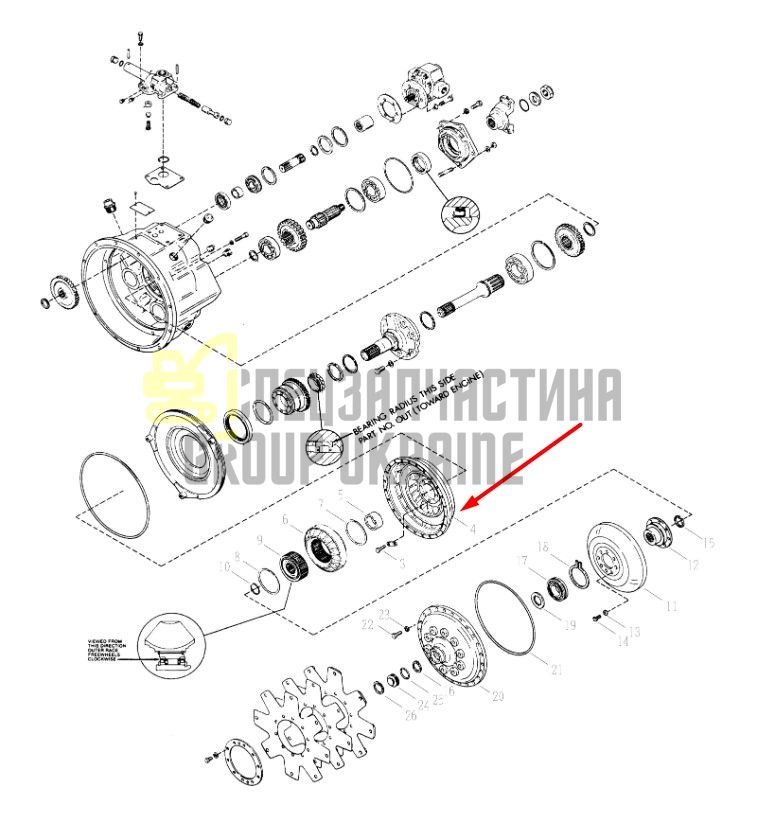 235214 Ротор Dana Spicer C2000, 18000