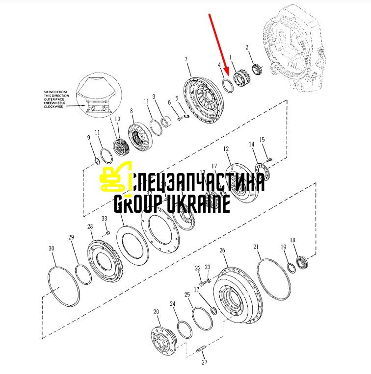 Кольцо уплотнительное 234973 Dana Spicer