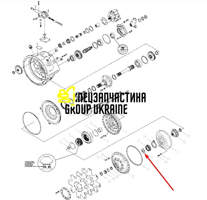 Шайба стопорная 235591 Dana Spicer