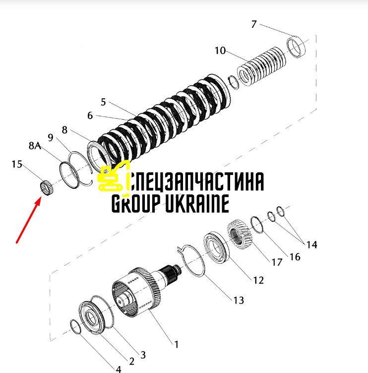 Роликовый подшипник 235763 Dana