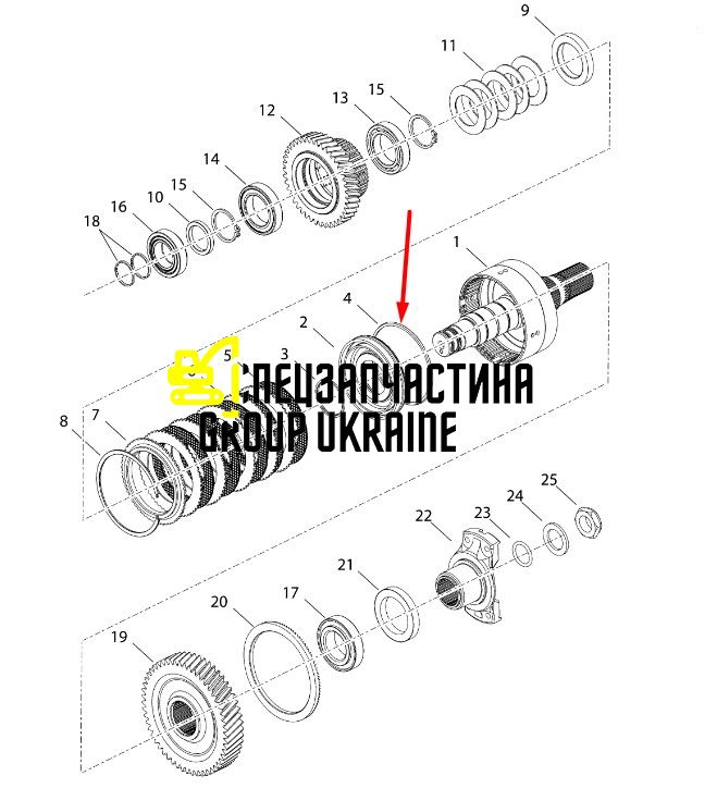 Сальник 237032 Dana Spicer