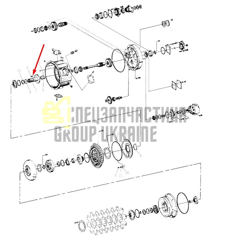 237395 Суппорт статора для конвертора Dana Spicer C8000, CL8000