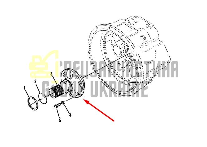 237405 Суппорт статора для конвертора Dana Spicer C320, C330, C270, CL270