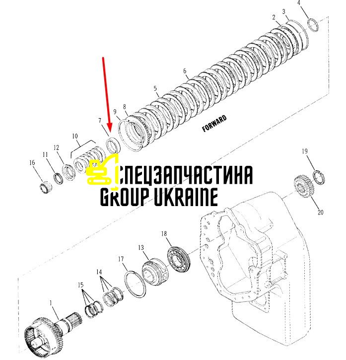 Проставка 237442 Dana Spicer