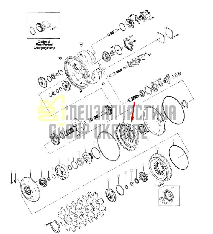 238089 Ротор Dana Spicer C5000, CL5000, 34000, 36000