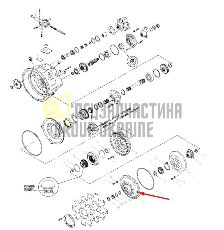 239576 Крышка Dana Spicer C2000, 18000