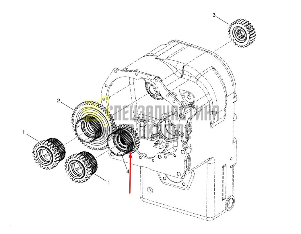 251786 (232314) Муфта 2-Й Передачи КПП Dana Spicer 28000, 32000