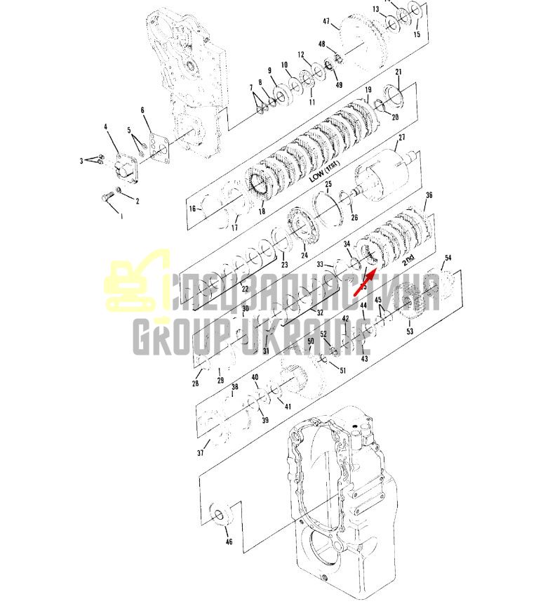 245238 Диск фрикционный Dana Spicer T12000