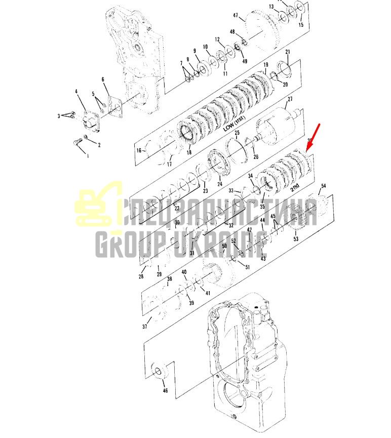 245239 Диск фрикционный Dana Spicer T12000