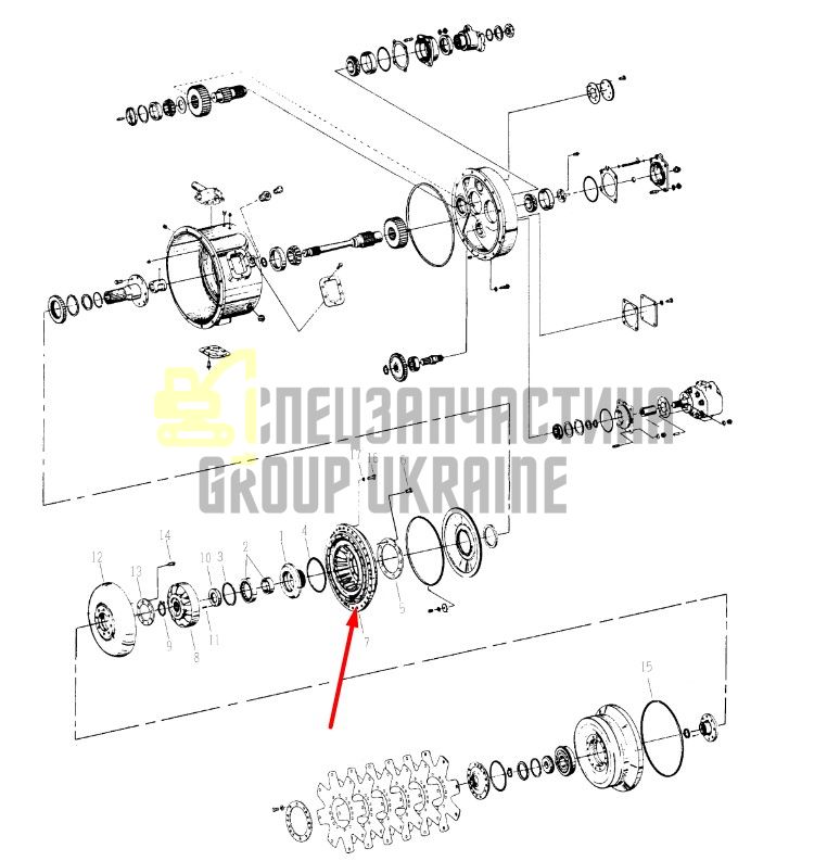 247818 Ротор Dana Spicer C8000, CL8000