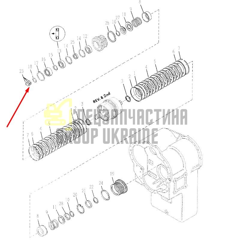248424 Поршневое кольцо DANA Spicer 36000