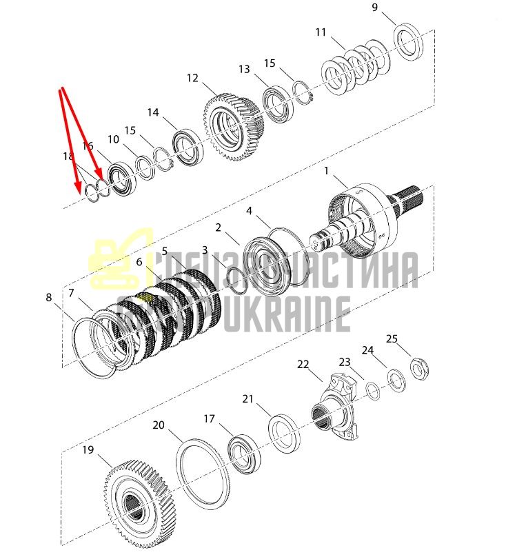 248425 Расширительное кольцо DANA Spicer 28000