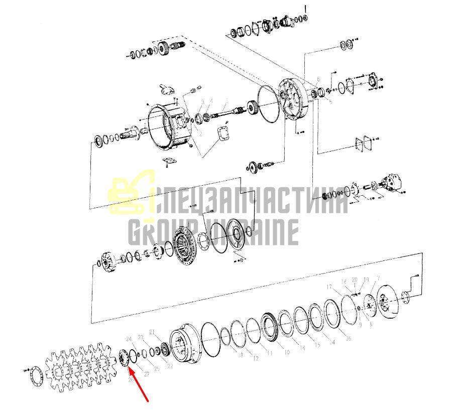 249561 Крышка Dana Spicer C8000, CL8000