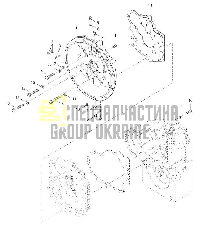 4201490 Уплотнительная прокладка Dana Spicer T12000