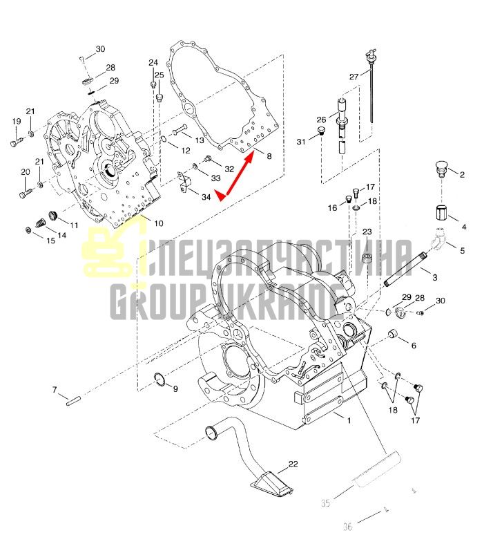 4201491 Уплотнительная прокладка Dana Spicer T12000