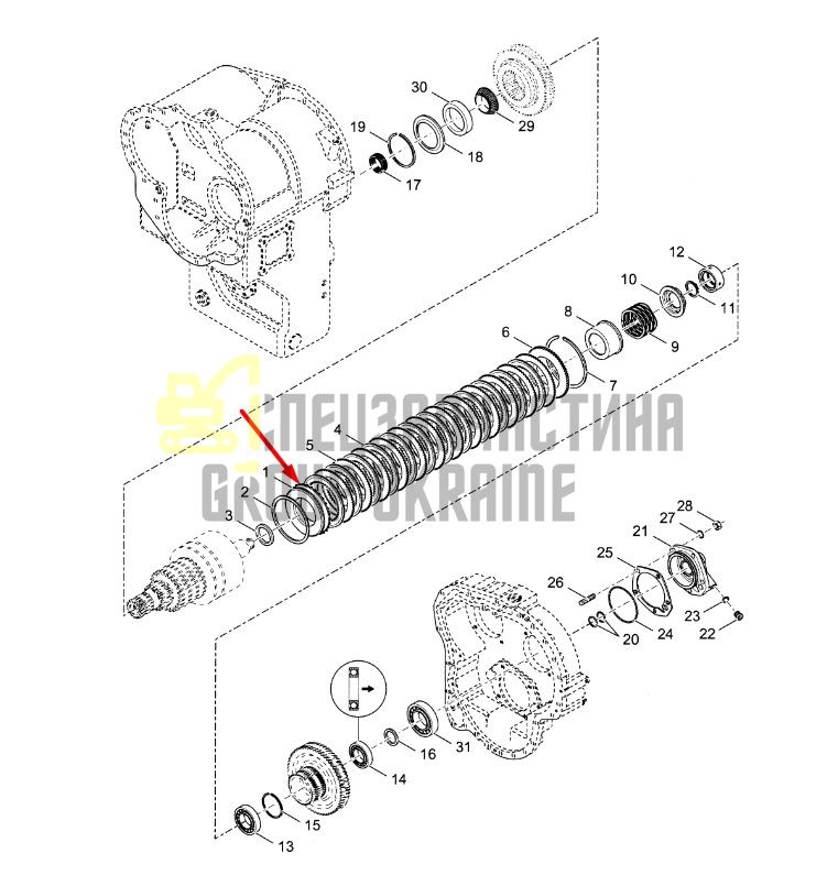 4204505 Поршень Муфты КПП Dana Spicer 34000, 36000