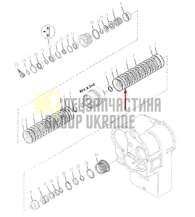 4204506 Поршень Муфты КПП Dana Spicer 34000, 36000