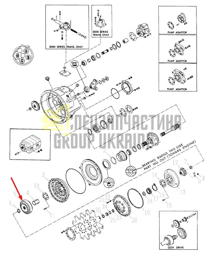 56000170 Реактор Dana Spicer