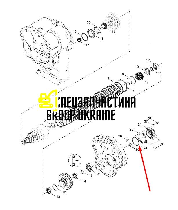 Уплотнительное кольцо 60k-40200