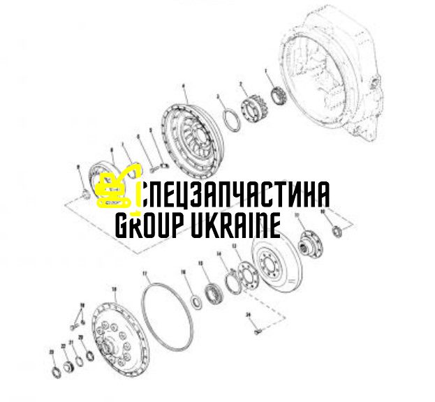 Крышка турбинного колеса 802042 Dana Spicer